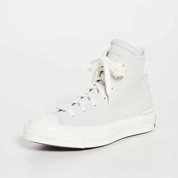 CONVERSE Chuck 70 Padded Collar High Top Men Leather Sneakers - Picture 4 of 9